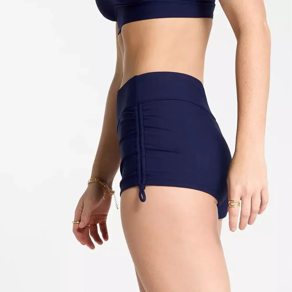 CALIA Women's Mid Rise Swim Short NEW with tags Size XXL Opulent Blue